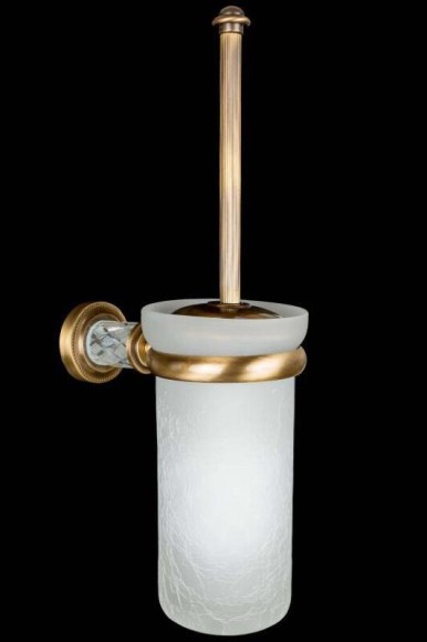 Boheme Ершик для унитаза латунь, стекло, бронза Murano cristal арт. 10913-CRST-BR