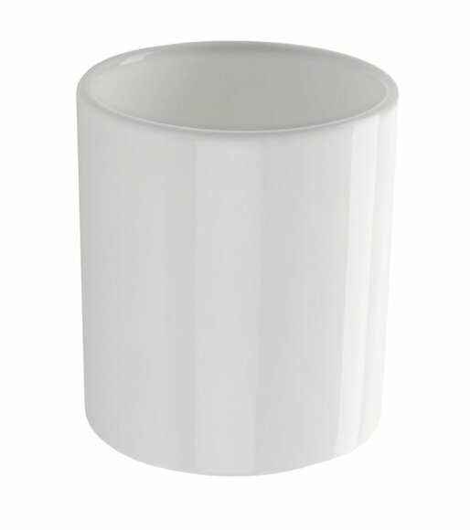 STIL HAUS наcтольный белый керамический стакан белый Bucket, арт. BK10AP(BI)