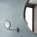 Gedy Настенное круглое поворотное косметическое зеркало (3x) со складным механизмом Gaia, черный арт. CO2024(14)