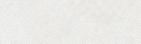 Cifre Настенная плитка Materia textile white 25x80, под камень - 78796530