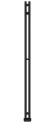 Водяной полотенцесушитель Нюанс EU50+ 1545х50 (матовый чёрный) Сунержа арт. 31-0212-1545