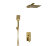 WasserKRAFT Встраиваемый комплект для душа с верхней душевой насадкой и лейкой а55201 aisch 5500 цвет: золото
