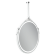 Sancos Зеркало для ванной комнаты SANCOS Dames D650 с подсветкой, ремень из натуральной белой кожи, арт. DA650W