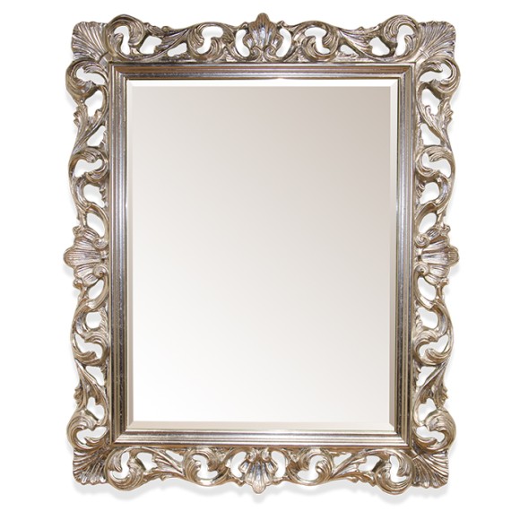 Tiffany World Зеркало в раме 85х100см, рамы состаренное серебро TW03845arg.antico_sale