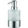 Azario Дозатор жидкого мыла стеклянный настольный, хром, Nessy арт. AZ-128-C