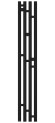 Электрический полотенцесушитель Кантата 3.0 1200х159 левый (матовый чёрный) Сунержа арт. 31-5846-1216