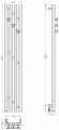 Электрический полотенцесушитель Кантата 3.0 1200х159 левый (матовый чёрный) Сунержа арт. 31-5846-1216