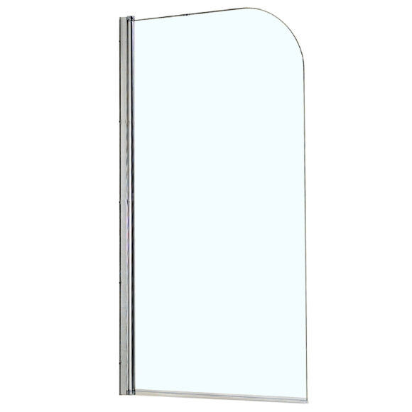 Azario Шторка для ванны 700х1500, прозрачное стекло 5 мм, цвет профиля серебро, Merrit - NF6211 700