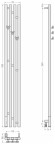Электрический полотенцесушитель Кантата 3.0 1500х159 левый (матовый чёрный) Сунержа арт. 31-5846-1516