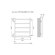 Azario Полотенцесушитель водяной 500/600 квадрат, 5 секций, боковое подключение, 3/4", хром, Ancona арт. AZ71556