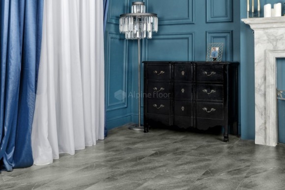 Alpine floor Кварцвиниловая плитка авенгтон, серый - ЕСО 4-4