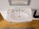 Scarabeo Раковина подвесная или накладная с переливом с одним отверстием с антибактериальным и грязеотталкивающим покрытием BIOKER, цвет белый, Castellana арт. 5302 BK