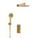 WasserKRAFT Встраиваемый комплект для душа с верхней душевой насадкой и лейкой а71207 sauer 7100 цвет: золото