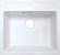 Azario Кухонная мойка Litos 570x505x200 искусственный мрамор, белая Litos арт. CS00078321