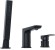 Allen Brau Смеситель на борт ванны (с внутренней частью), Infinity, 5.21008-31 цвет: черный матовый