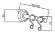 Boheme Крючок для шторы латунь, хром Brillante арт. 10459