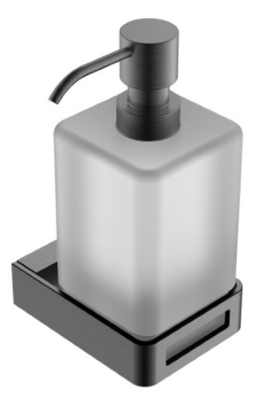 Boheme Дозатор для жидкого мыла латунь, стекло, серые Q арт. 10957-GM