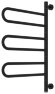 Электрический полотенцесушитель Парео 4.0-3С 773х535 (матовый чёрный) Сунержа арт. 31-0823-0773