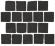 Italon Мозаика X2 Titanio Blocks 26.3x33, под мозаику Materia x2 - 620110000062
