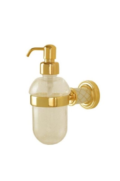 Boheme Дозатор для жидкого мыла латунь, стекло, золото Murano арт. 10912-W-G