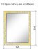 Armadi Art Зеркало 95x75 см, рельефная резная рама из массива дерева Linea арт. BH-533