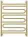 Водяной полотенцесушитель Элегия+ 800х600 (матовое золото) Сунержа арт. 032-0205-8060