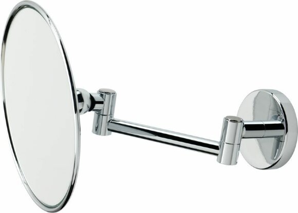 STIL HAUS настенное круглое косметическое зеркало (3x) с поворотным механизмом чёрный матовый, арт. 1035(23)
