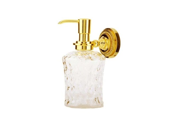 Boheme Дозатор для жидкого мыла латунь, стекло, золото Imperiale арт. 10418