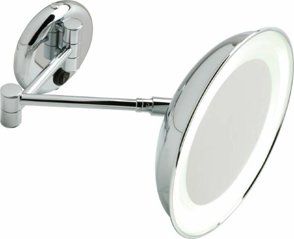 STIL HAUS настенное круглое косметическое зеркало (4x) с led подсветкой (скрытая проводка) хром, арт. 1036(08)
