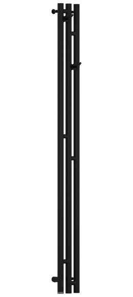 Электрический полотенцесушитель Терция 3.0 1500х106 левый (матовый чёрный) Сунержа арт. 31-5844-1511