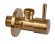 Remer Угловой вентиль для подключения смесителя 128L1212BG, цвет: золото