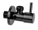 Remer Угловой вентиль для подключения смесителя 128L1212CFP, цвет: черный