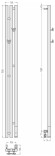 Электрический полотенцесушитель Терция 3.0 1500х106 правый (состаренная латунь) Сунержа арт. 051-5845-1511