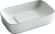 Ceramica Nova Раковина накладная прямоугольная с керамической накладкой на сливе (белый) Element арт. CN5021