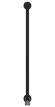 Электрический полотенцесушитель Хорда 4.0 600х166 (матовый чёрный) Сунержа арт. 31-0834-0600