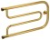 Водяной полотенцесушитель Гусли+ 320х650 (золото) Сунержа арт. 03-4009-3265