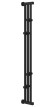 Электрический полотенцесушитель Хорда 4.0 1200х166 (тёмный титан муар) Сунержа арт. 15-0834-1200