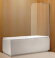 Azario Шторка для ванны 800х1400, Easy Clean прозрачное стекло 6 мм, цвет профиля серебро, Merrit - AZ-NF6310 800