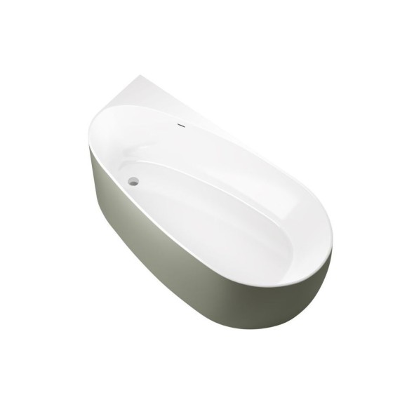 Allen Brau Акриловая ванна 170x80, овальная, Priority, 2.31002.20/CGM цвет: белый/олива
