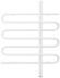 Электрический полотенцесушитель Эпатаж 3.0 800х600 МЭМ правый (матовый белый) Сунержа арт. 30-5851-8060