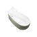 Allen Brau Акриловая ванна 170x80, овальная, Priority, 2.31002.21/CGM цвет: белый матовый/олива