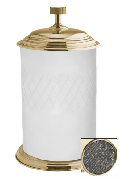 Boheme Ведро для мусора латунь, керамика, золото Royale cristal арт. 10934-G-B