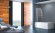 Azario Шторка для ванны 100*140 с поручнем, хром, прозрачное стекло 6 мм., Boston - AZ-142TB