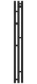Электрический полотенцесушитель Терция 3.0 1200х106 правый (тёмный титан муар) Сунержа арт. 15-5845-1211