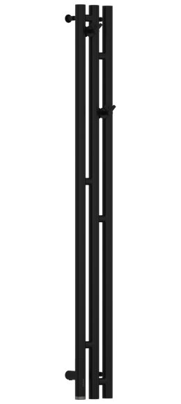 Электрический полотенцесушитель Терция 3.0 1200х106 левый (матовый чёрный) Сунержа арт. 31-5844-1211