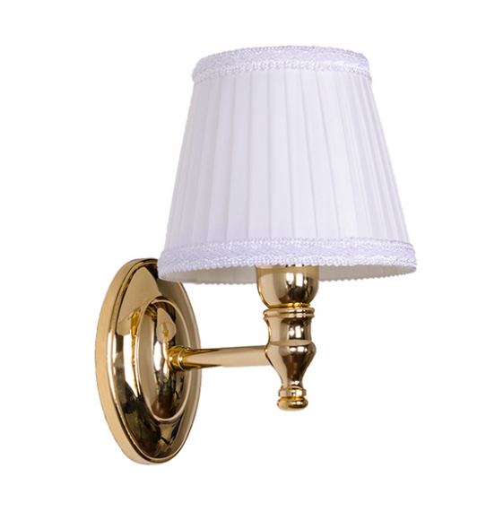 Tiffany World Настенная лампа светильника с овальным основанием, Bristol, золото TWBR039oro без абажура