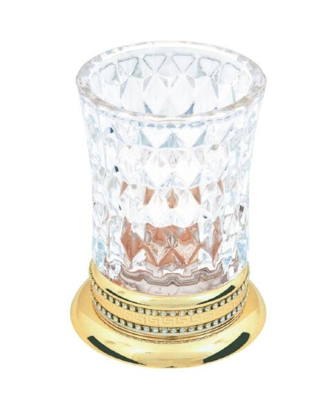 Boheme Настольный стакан для зубных щеток латунь, стекло, золотой Imperiale арт. 10412