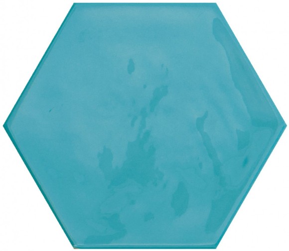 Cifre Настенная плитка Kane hexagon sky 16x18, моноколор - 78801164