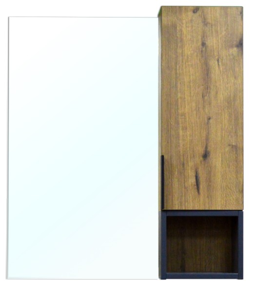 Azario Зеркало-шкаф 75 730х160х800 цвет Дуб Веллингтон, Gris арт. CS00080419