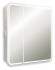 Azario Зеркало-шкаф 805х198х800 LED - подсветка, сенсорный выключатель, белый, Alliance арт. LED-00002516